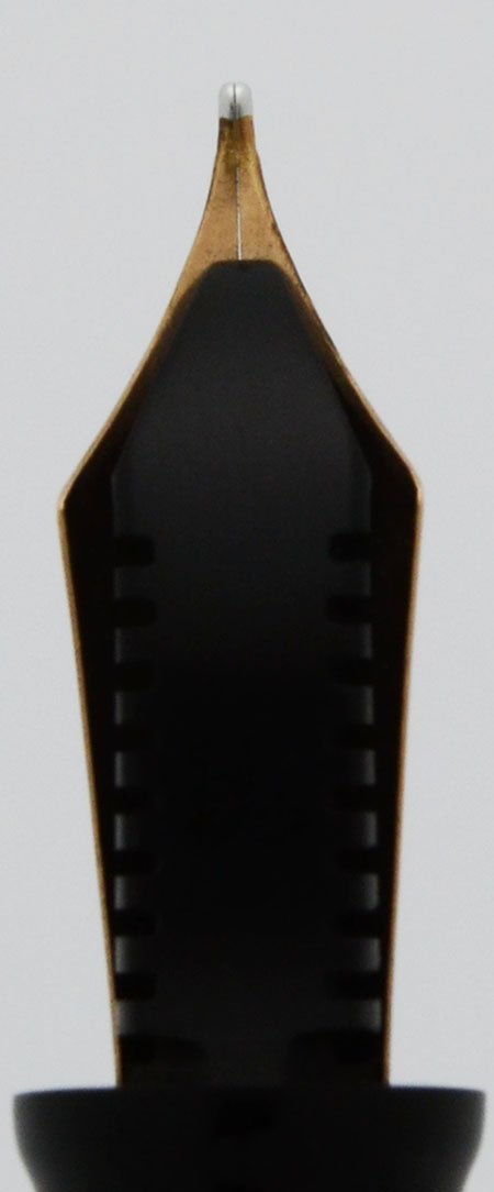 Parker Vacumatic Major Fountain Pen (1947) - Laminated Black, 14k