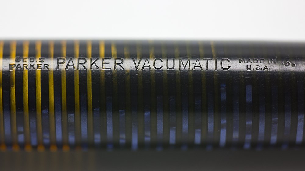 Parker Vacumatic Junior Fountain Pen (1946) - Azure Pearl, 14k Fine Nib ...