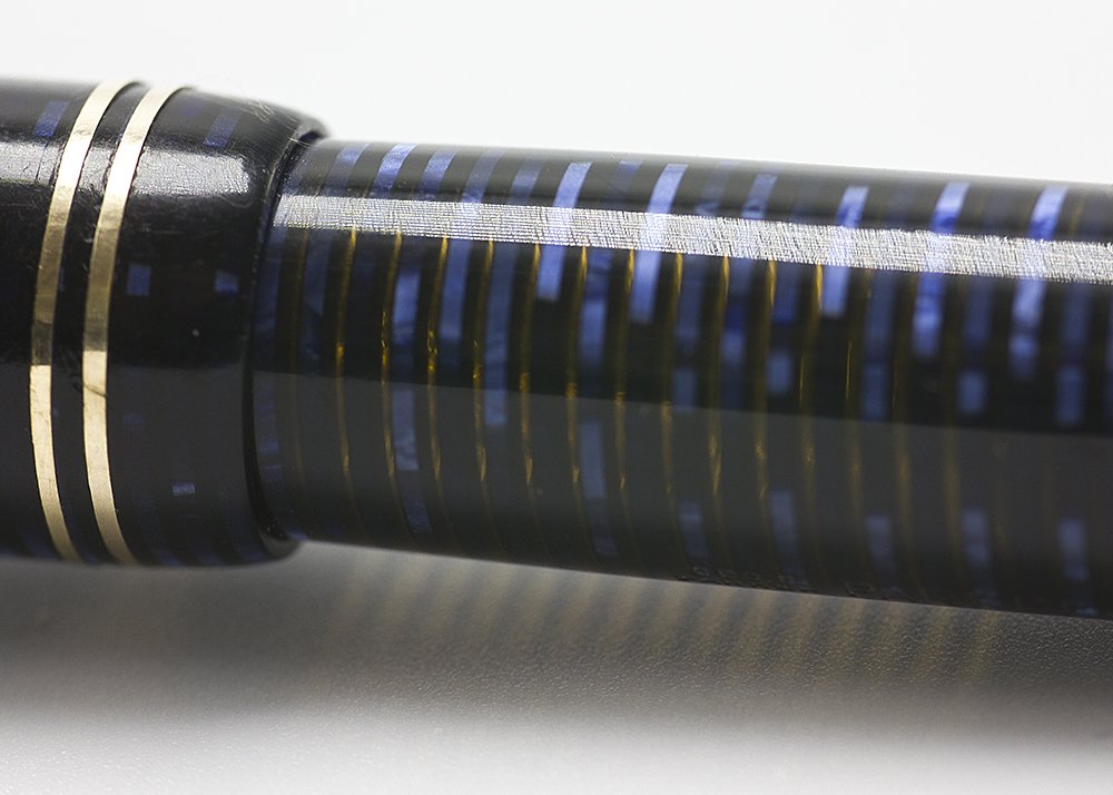 Parker Vacumatic Junior Fountain Pen (1946) - Azure Pearl, 14k Fine Nib ...