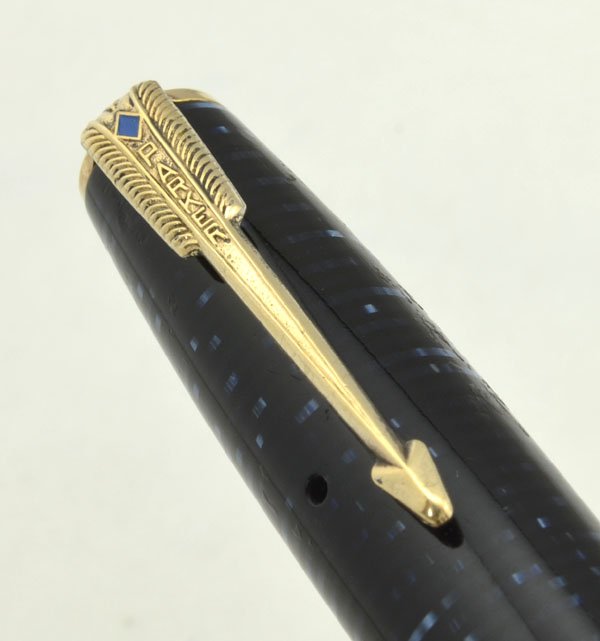 Parker Vacumatic Major Fountain Pen - 1948 Azure Blue, Fine Nib ...