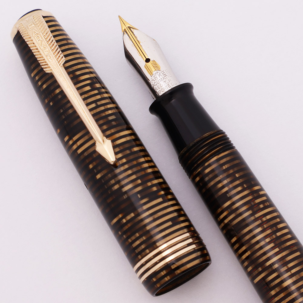 Parker Vacumatic Standard Fountain Pen (Canada, 1939) - Golden