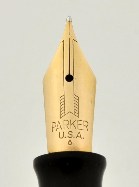 Parker Vacumatic Fountain Pen - 1946 Junior, Azure Pearl, Fine ...