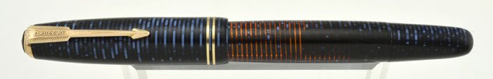 Parker Vacumatic Fountain Pen - 1946 Junior, Azure Pearl, Fine ...
