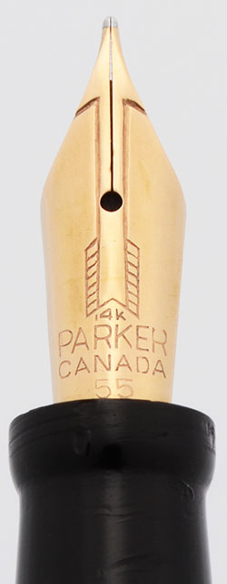 Parker Vacumatic Major Fountain Pen (1953, Canada) - Burgundy