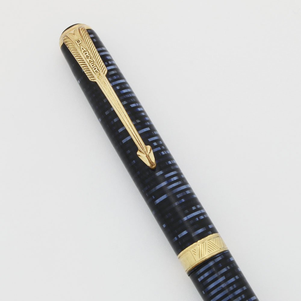 Parker Vacumatic Major Mechanical Pencil (1942) - Azure Pearl