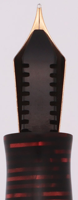 Parker Vacumatic Standard Fountain Pen (1930s) - Burgundy Pearl w