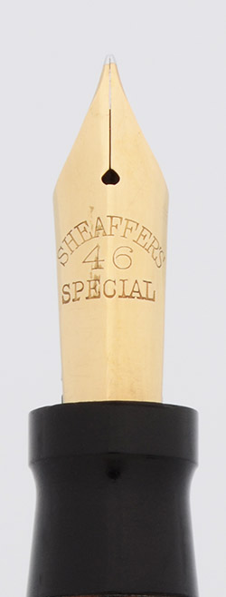 Sheaffer 46 Special Fountain Pen (1925-6) - Coral w/GT, Small Size, Lever  Filler, Medium 46 Special Nib (Very Nice, Restored)