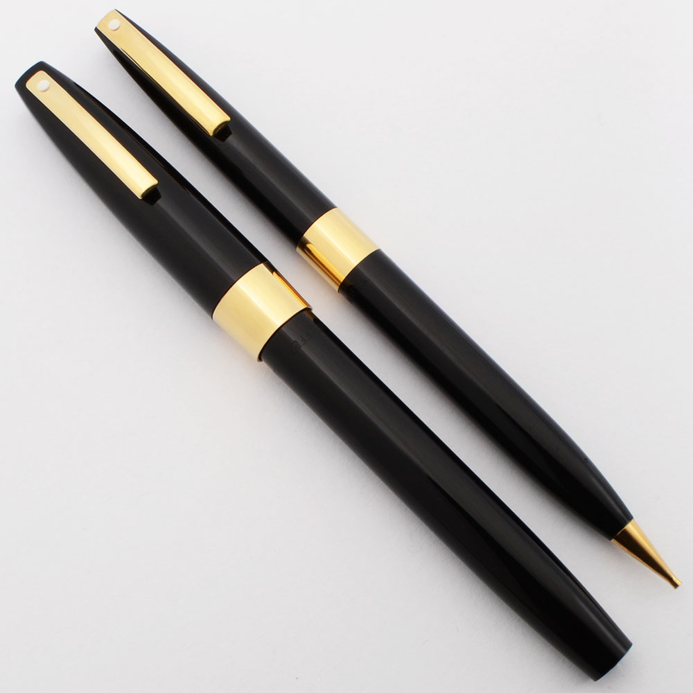 Sheaffer 550 Imperial Fountain Pen Set - Black, Medium 14k Nib
