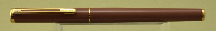 Sheaffer Agio Fountain Pen - Light Brown Lacquer, Gold Trim