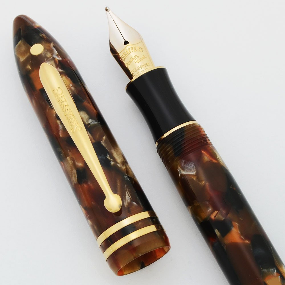 Sheaffer Balance II Fountain Pen - Amber Glow, Feather Touch 18k
