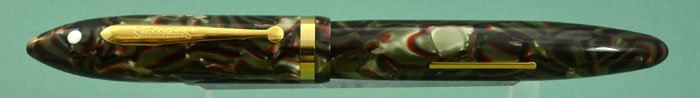 Sheaffer Balance II Limited Edition Fountain Pen - Green, Grey, Red Marble