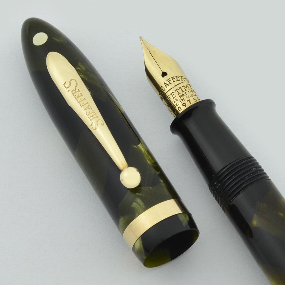Sheaffer Lifetime Balance - Junior, Marine Green Marble, Fine