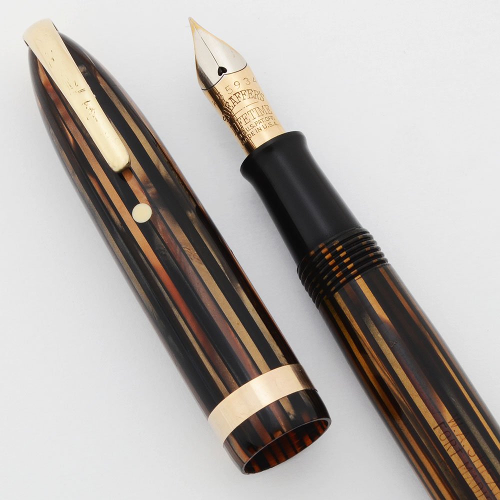 Sheaffer Balance Lifetime - Brown Striated, Full Size, Military
