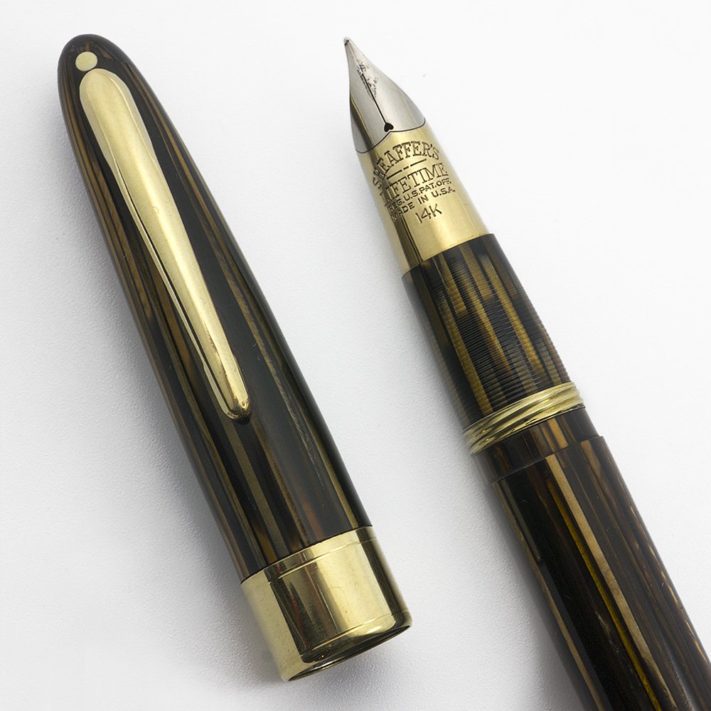 Sheaffer Triumph Valiant 1250 Fountain Pen - Fat Version, Brown