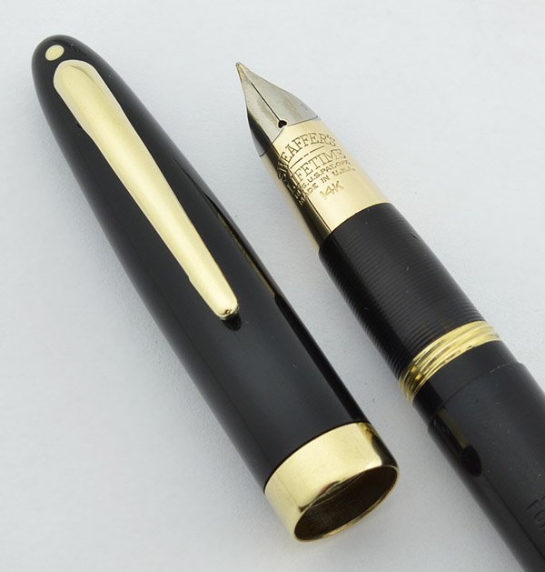 Sheaffer Lifetime Crest 1000 Fountain Pen - Black, Lever, Fine Nib