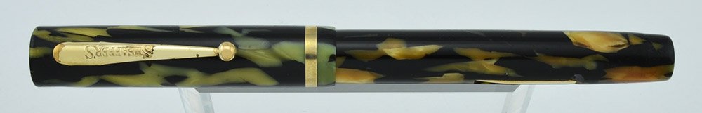 Flat Top 5-30 Fullsize, Black Pearl Radite, 5-30 gold nib