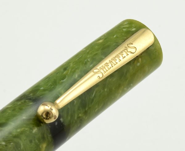 Sheaffer Lifetime Flat Top Oversized - 1920s, Jade Green, Hard to