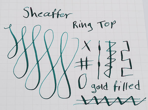 Sheaffer Flat Top Ring Top (1920s) - Gold Filled Checks, Lever Filler,  Flexible 22 Student Special Nib (Excellent, Restored) - Peyton Street Pens