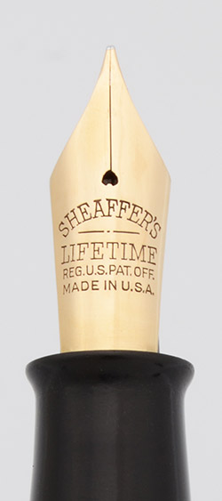 Sheaffer Lifetime Flat Top Oversized Set (1920s) - Jade Green 