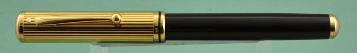 Sheaffer Grand Connaisseur Fountain Pen - Prototype, Gold Lined Cap, Black Barrel