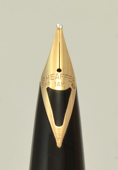 Sheaffer Imperial IV Touchdown Fountain Pen - Black, Stub 14k Nib