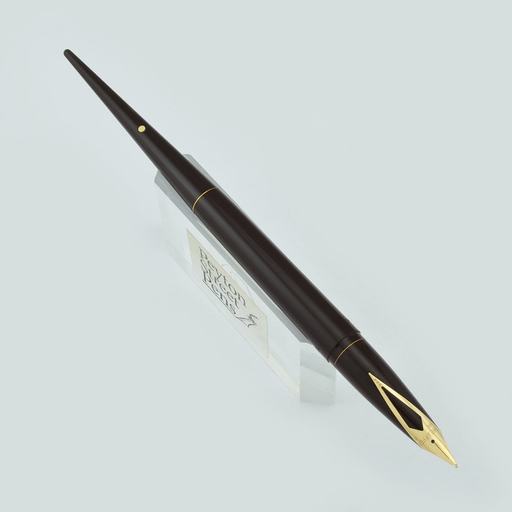 Sheaffer Imperial Touchdown Fountain Desk Pen - Brown w 14k Long
