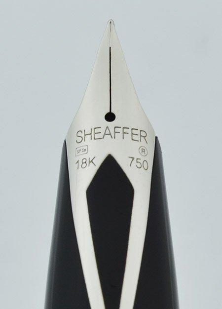 Sheaffer Legacy 2 Fountain Pen - Black Matte Cap w Sandblasted Palladium  Body, Converter Filling, Fine Nib (NOS) - Peyton Street Pens