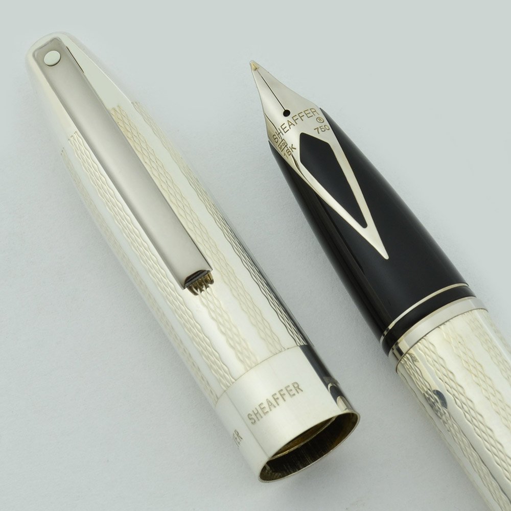 SHEAFFER】万年筆 シェーファー STERLING SILVER スターリングシルバー