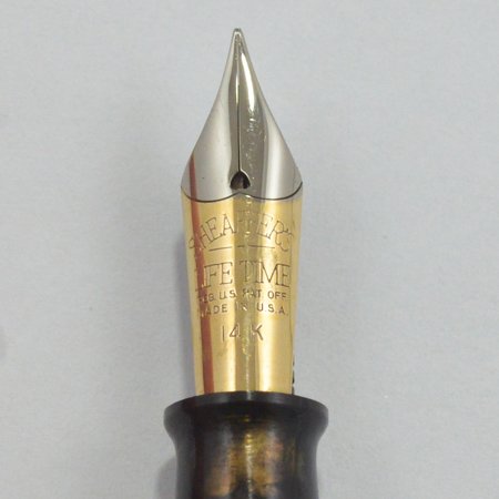 Sheaffer Balance Lifetime 500 - Green Striated, Lever Fill, 14k