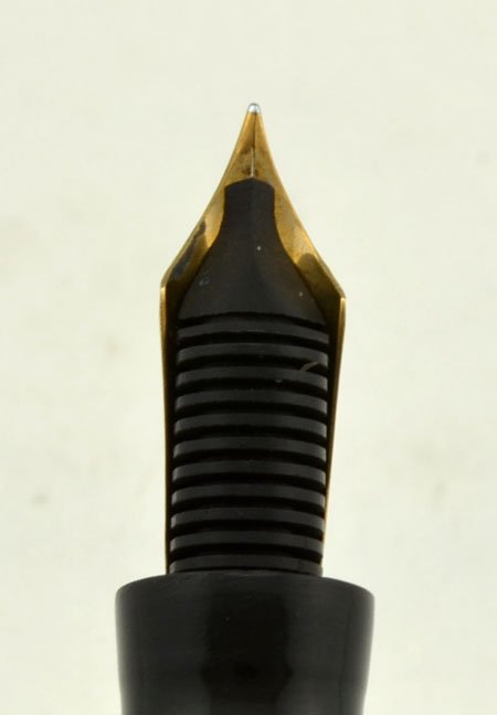 Sheaffer LIFETIME 万年筆 USA製 グリーンブラック Sheaffer Lifetime Flat Top - Green, Junior Size, Humped Clip, Fine