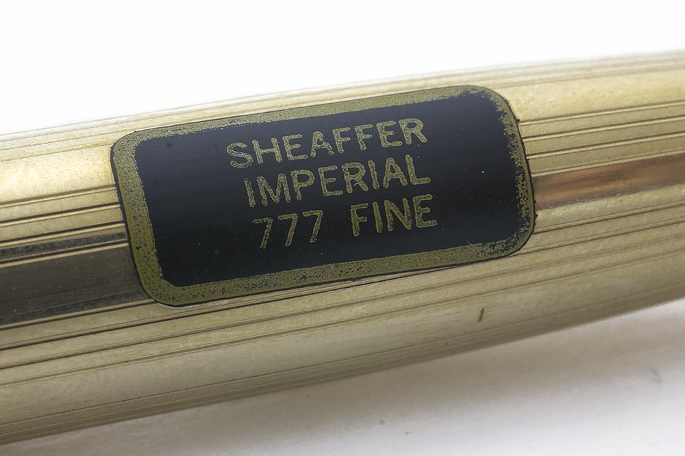 Sheaffer Imperial 777 Fountain Pen - Lined Gold Filled, Fine 14k