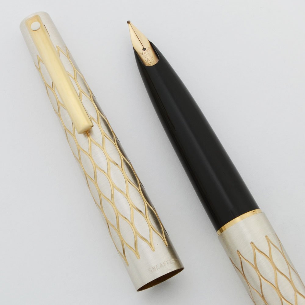 Lady Sheaffer 642 Fountain Pen (1975) - Satin Tulle, 14k Stylpoint