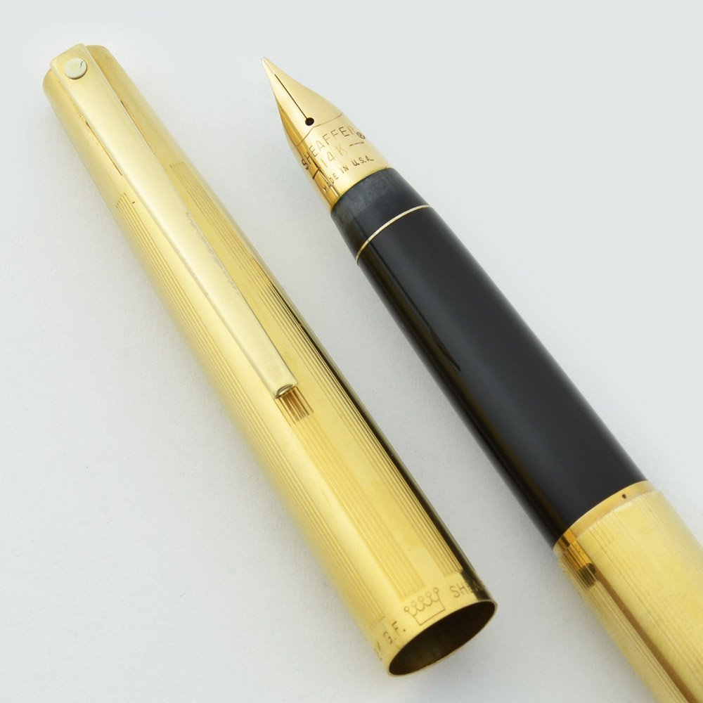 Sheaffer Targa 1020 Fountain Pen - Imperial Brass, Medium (Excellent, Works  Well) - Peyton Street Pens