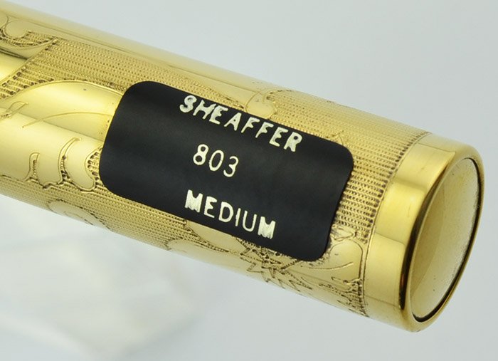 Sheaffer Nostalgia Fountain Pen - Vermeil Etched, Extra Fine