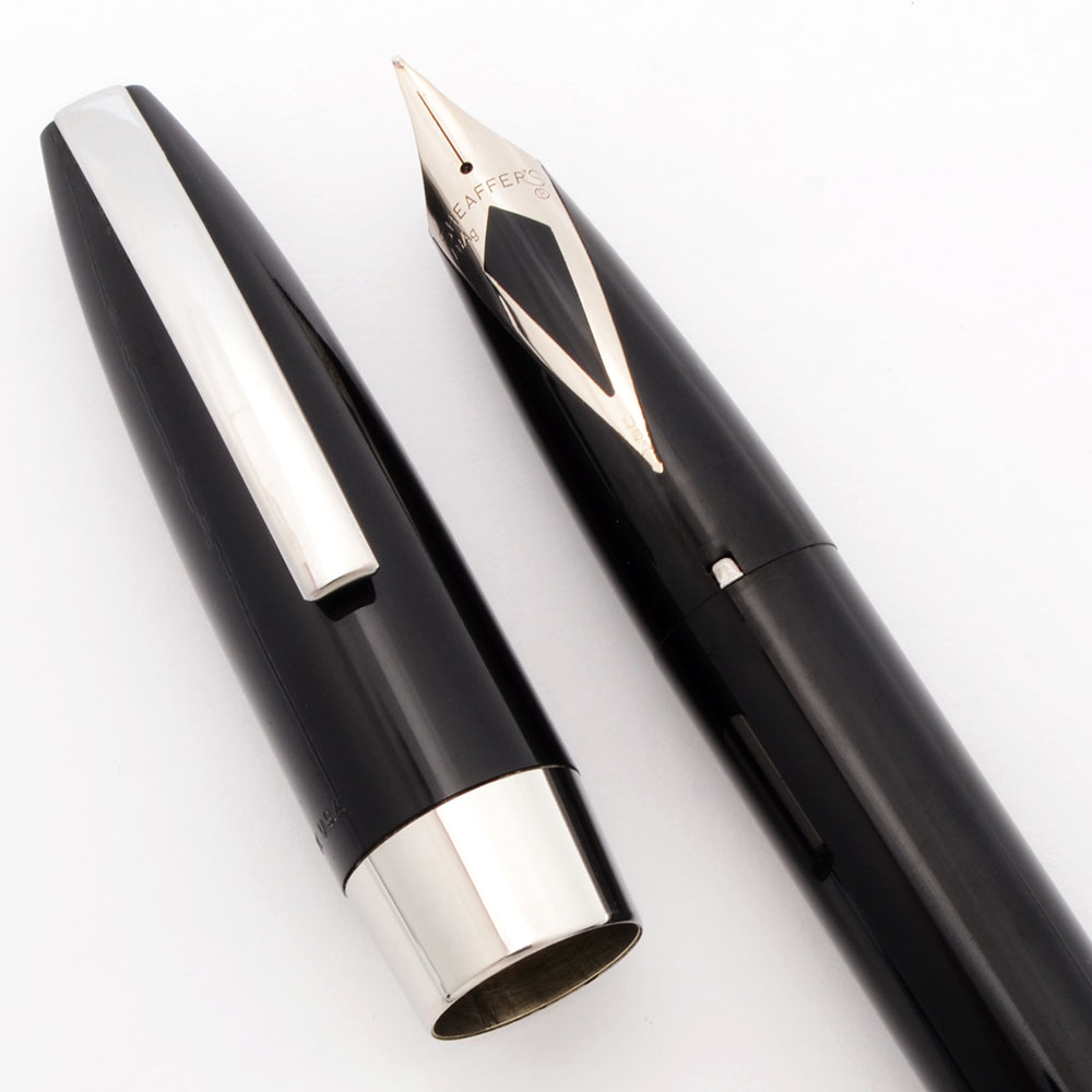 Sheaffer PFM I Fountain Pen Set - Black, PdAg Medium-Fine Nib