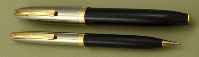 Sheaffer PFM IV Set - Black, Pen w 14k Nib, Mechanical Pencil