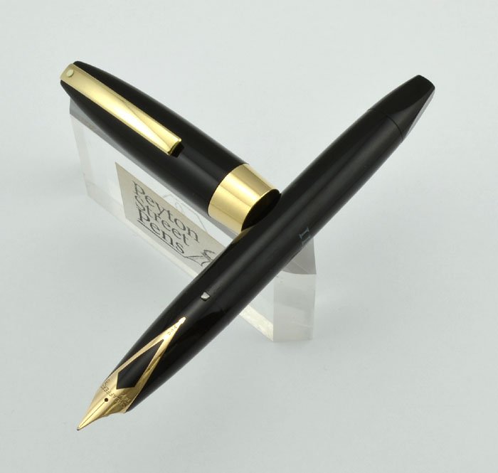 Sheaffer PFM III Set - Black with Gold Trim, Fine 14k Nib