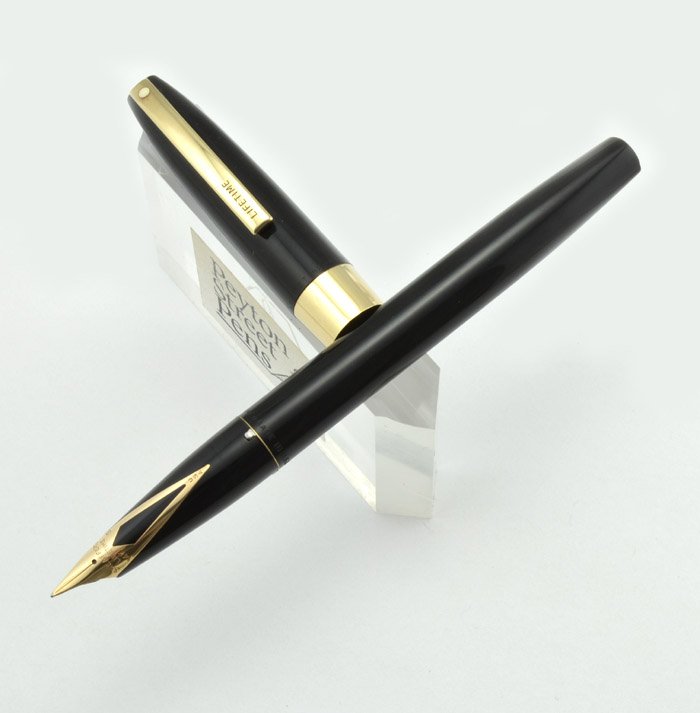 筆記具 SHEAFFER USA 14K Sheaffer U.S.A. fountain pen 585 14K gold nib antique