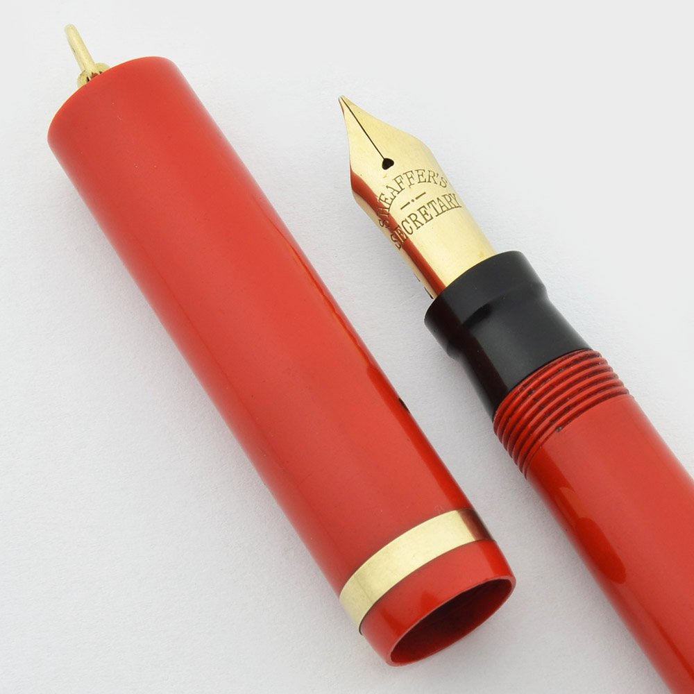 Hand Turned Thin Red Line Gatsby Pen With Chrome Trim - Spectraply