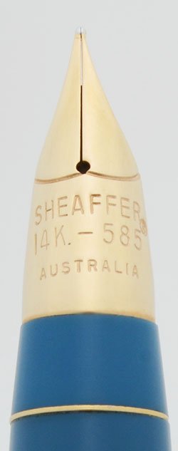 Sheaffer Stylist 777 Fountain Pen - Gold Lined, White Dot