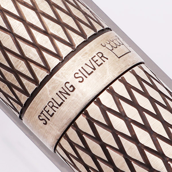 Sheaffer Silver Imperial Fountain Pen - Sterling Diamond