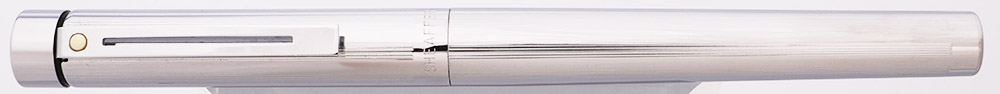 1981 NOS New Sheaffer 1000 Targa Mirror Brilliant Chrome F Fine Nib  Fountain Pen w/Original Bladder Converter