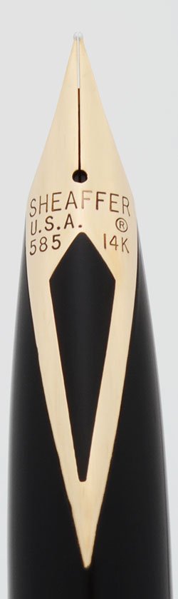 Sheaffer Targa 1005 Fountain Pen - Gold Fluted, Fine 14k Nib