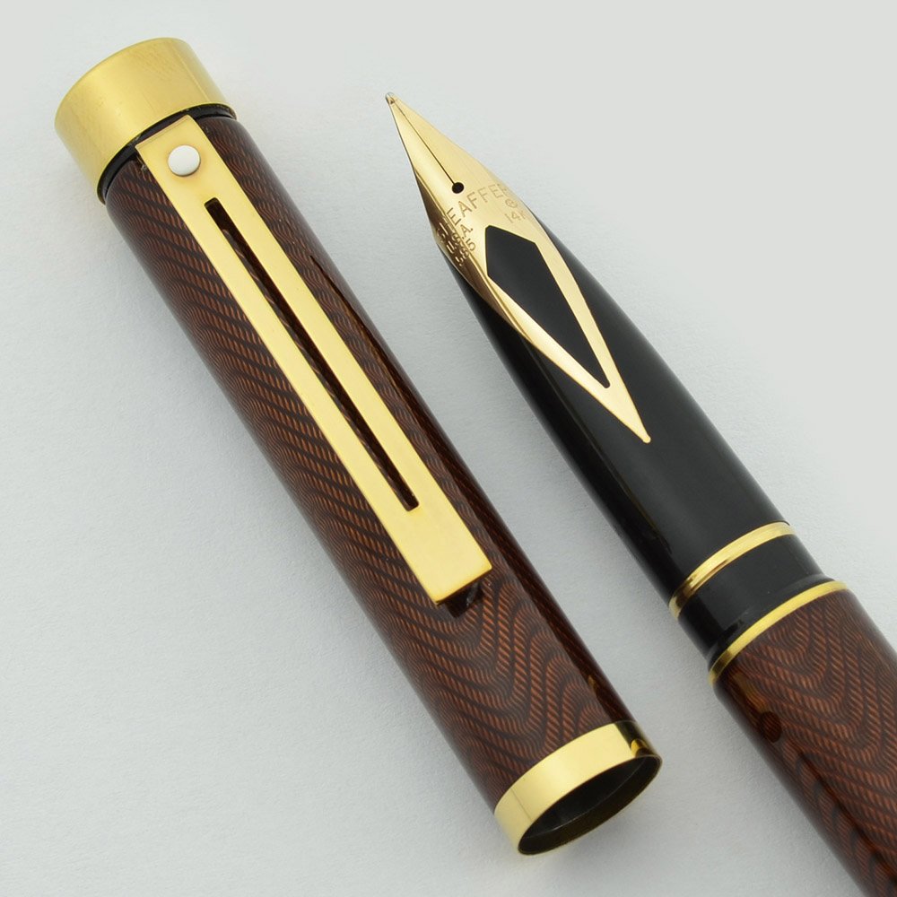 Sheaffer TARGA 1085 Fountain Pen - Hard to Find, Lacquer Amber