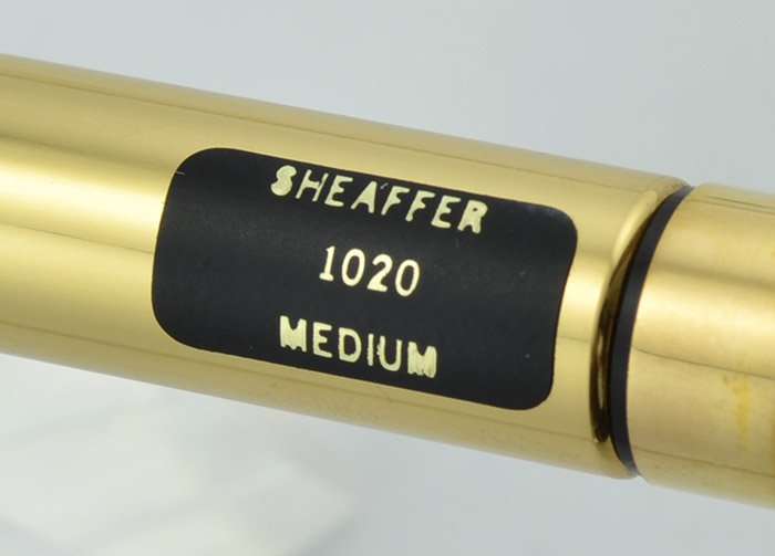 Sheaffer Targa 1020 Fountain Pen - Imperial Brass, Medium (Near