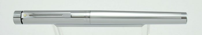 1981 NOS New Sheaffer 1000 Targa Mirror Brilliant Chrome F Fine Nib  Fountain Pen w/Original Bladder Converter