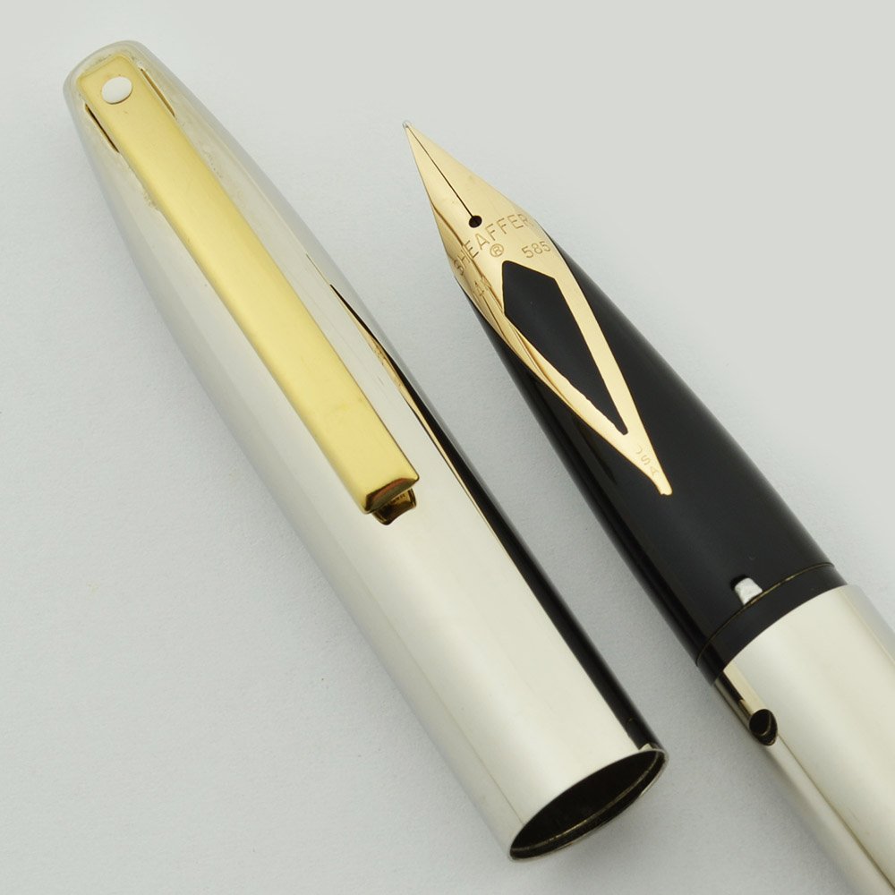 Sheaffer Triumph Imperial (1990s) Fountain Pen- Palladium Plate