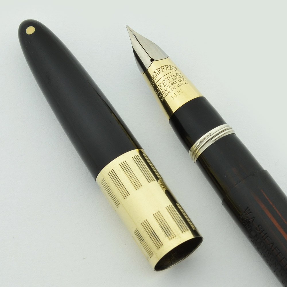 筆記具 sheaffer lifetime tuckaway ef tucky_1250_blackvac_1.jpg