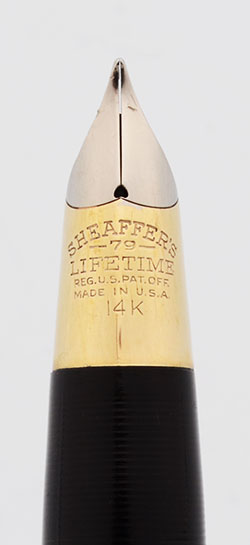 Sheaffer Tuckaway Saratoga Fountain Pen - Black, Vac Fil, Fine