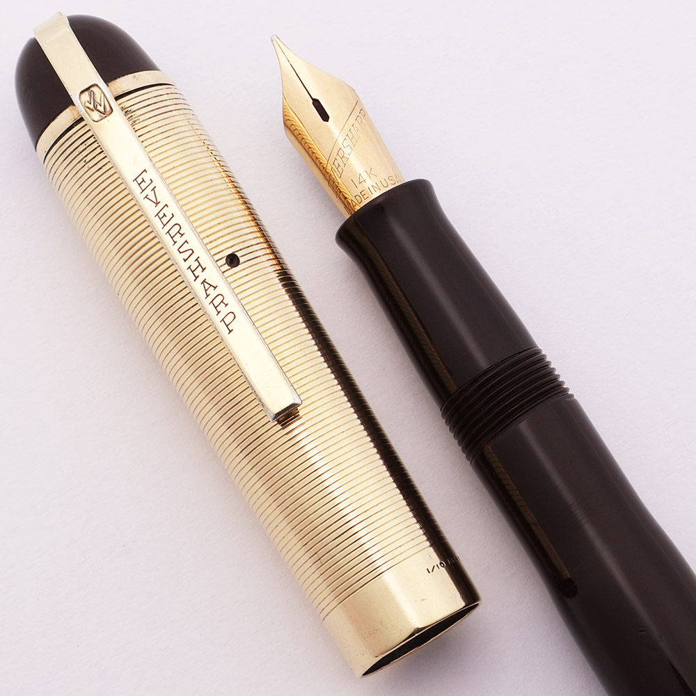 Eversharp Skyline Fountain Pen and Pencil Set (1940s) - Burgundy w Gold ...